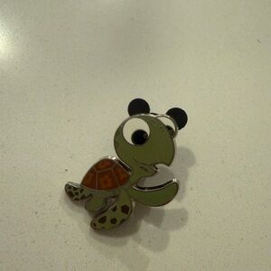Disney Turtle Pin - Green and Brown